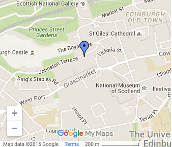 St Columbas by the Castle Map