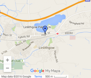 St Peters Linlithgow Map