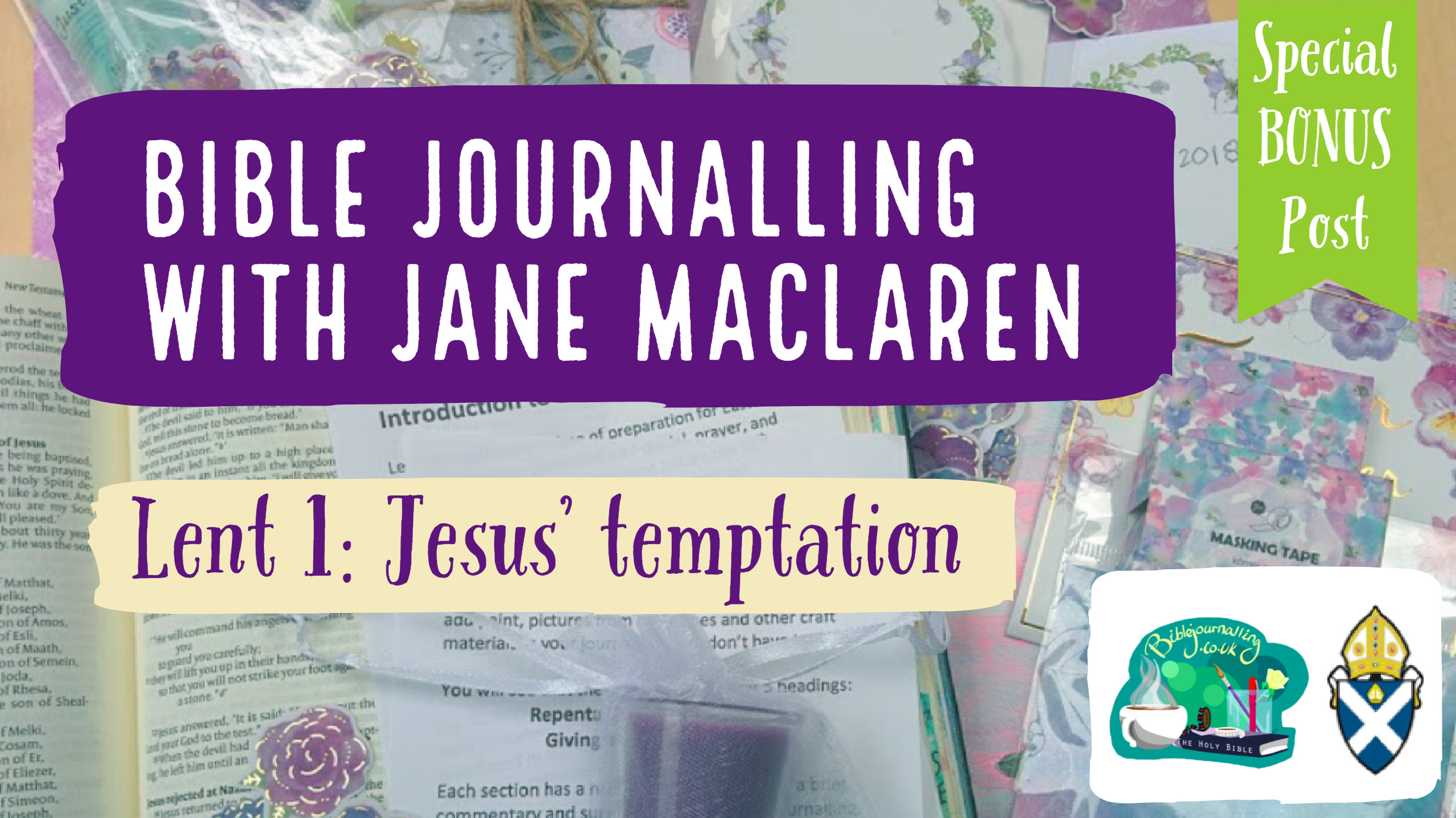 BONUS Bible Journalling Notes: Jesus’ Temptation